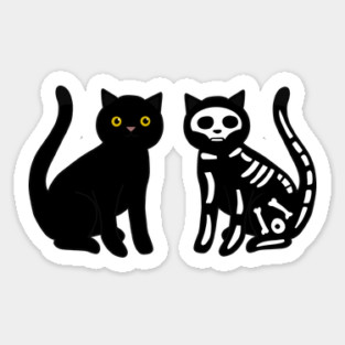 Skull Cats Magnet