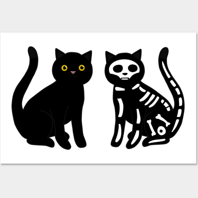 Skull Cats Wall Art by logiamerch