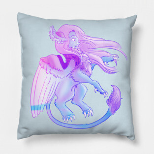 Neon Sphinx Pillow