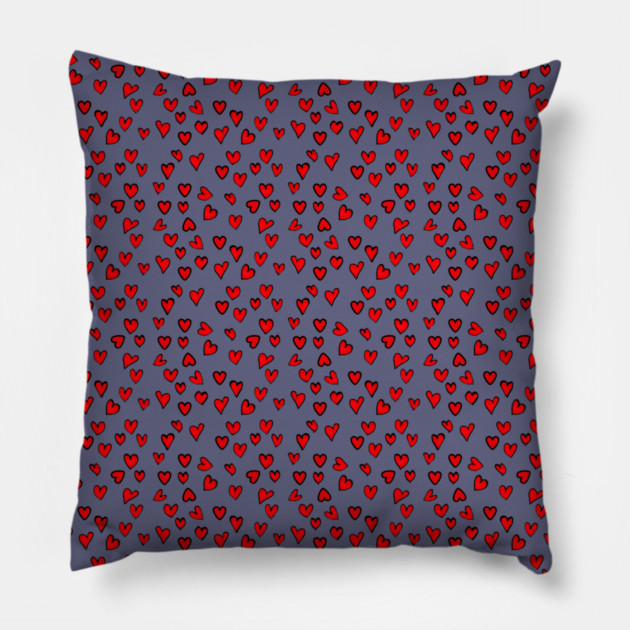 HEART TO HEART Pillow by droidmonkey