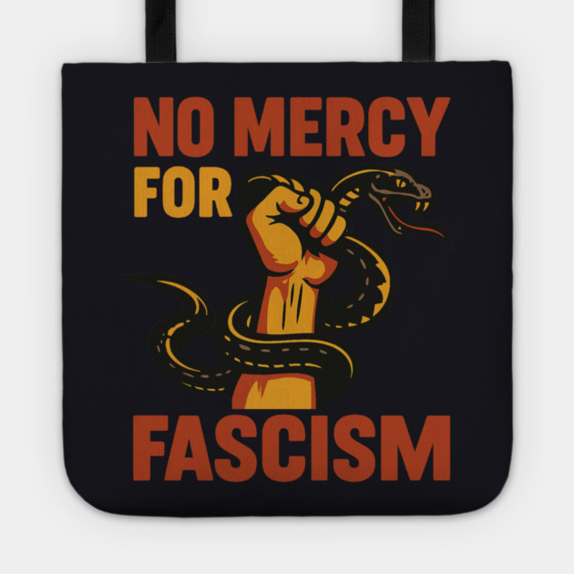 No Mercy For Fascism Tote by Charles's Store 8