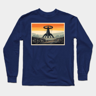 Arc Raiders // Spaceport // Retro Aesthetic Long Sleeve T-Shirt