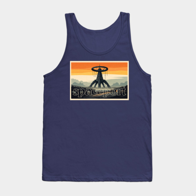 Arc Raiders // Spaceport // Retro Aesthetic Tank Top by Shit Post Hero