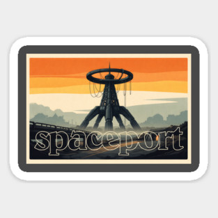 Arc Raiders // Spaceport // Retro Aesthetic Sticker