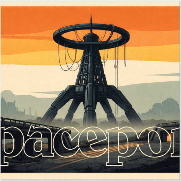 Arc Raiders // Spaceport // Retro Aesthetic Wall Art by Shit Post Hero