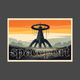 Arc Raiders // Spaceport // Retro Aesthetic T-Shirt