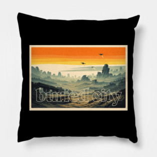 Arc Raiders // Buried City // Retro Aesthetic Pillow