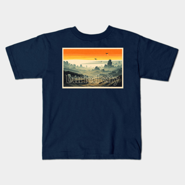 Arc Raiders // Buried City // Retro Aesthetic Kids T-Shirt by Shit Post Hero
