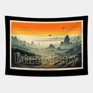 Arc Raiders // Buried City // Retro Aesthetic Tapestry