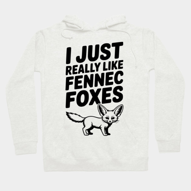 I Just Really Like Fennec Foxes Hoodie by Frank Ring