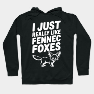 I Just Really Like Fennec Foxes Hoodie