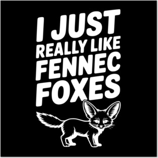I Just Really Like Fennec Foxes Posters and Art