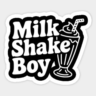 Milkshake Boy Sticker