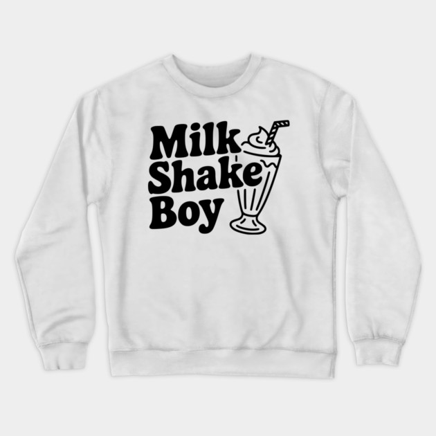 Milkshake Boy Crewneck Sweatshirt by Frank Ring