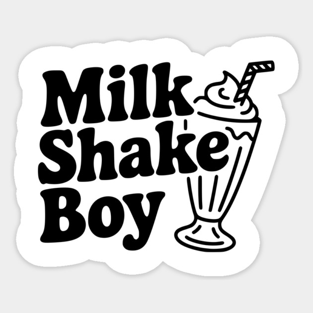 Milkshake Boy Sticker by Frank Ring