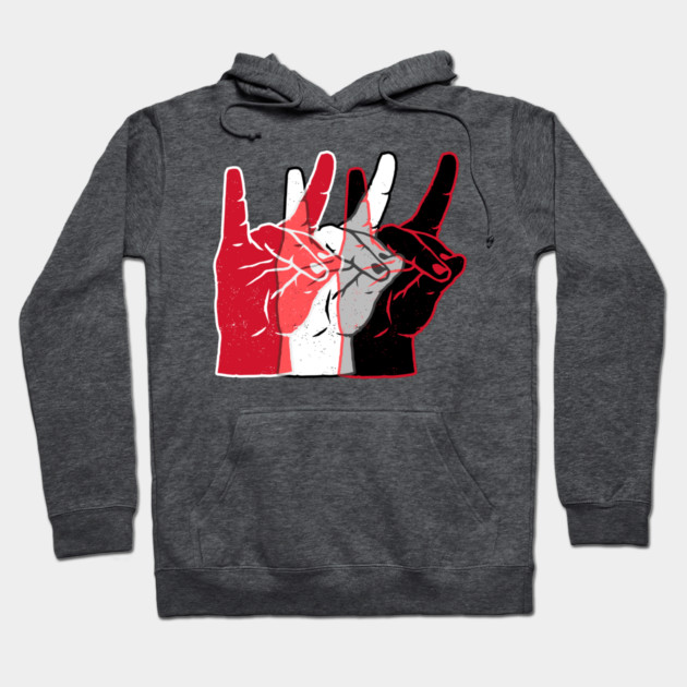 Red Pack Rally Hoodie by rt-shirts