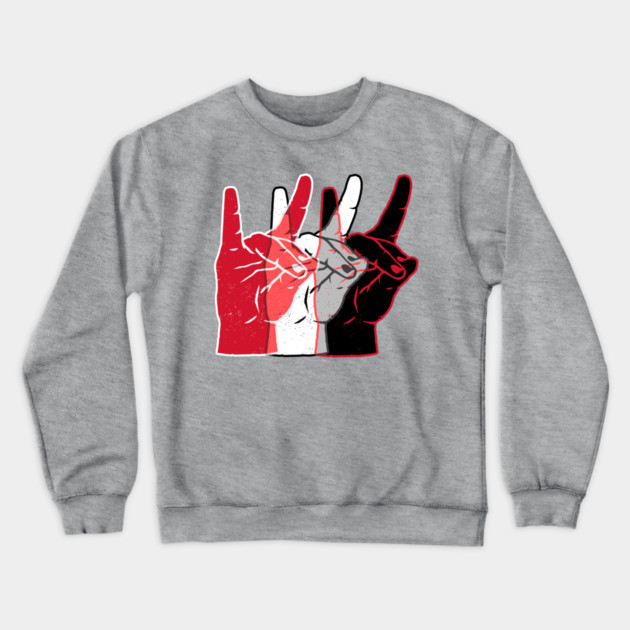 Red Pack Rally Crewneck Sweatshirt by rt-shirts