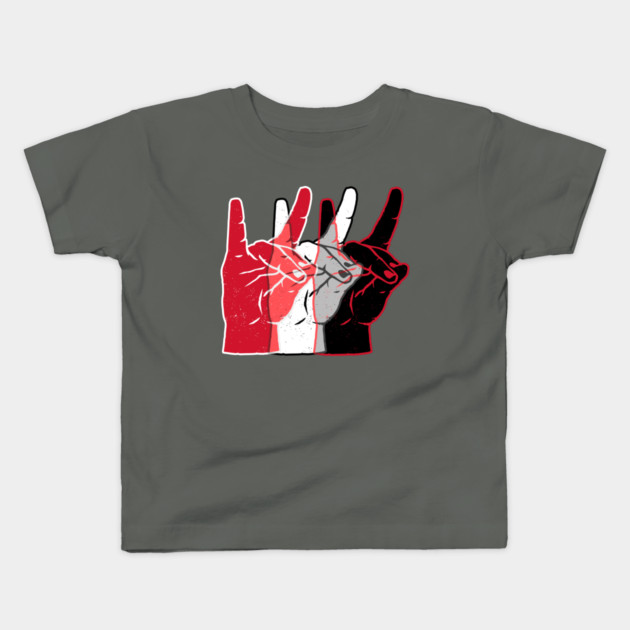 Red Pack Rally Kids T-Shirt by rt-shirts