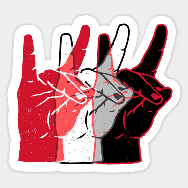 Red Pack Rally Sticker by rt-shirts