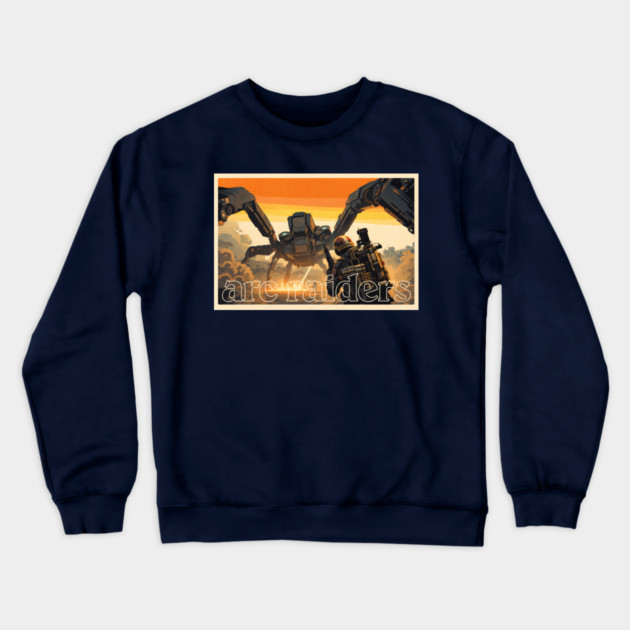 Arc Raiders // Retro Aesthetic Crewneck Sweatshirt by Shit Post Hero