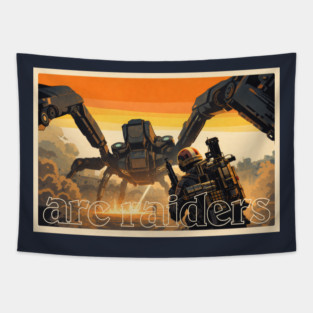 Arc Raiders // Retro Aesthetic Tapestry