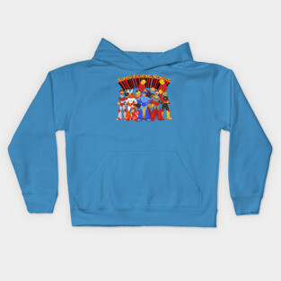 Super Fighting Robots Kids Hoodie