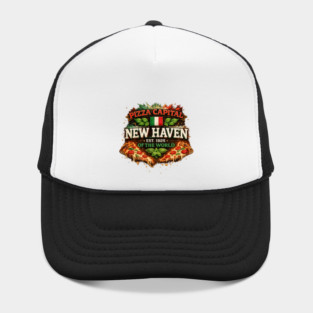 Pizza Capital Of The World New Haven Connecticut Hat