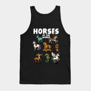 Horses of the World Tank Top