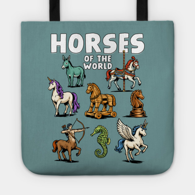 Horses of the World Tote by GoshWow®