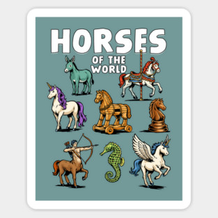 Horses of the World Magnet