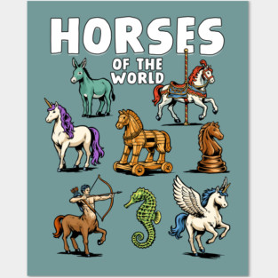 Horses of the World Posters and Art