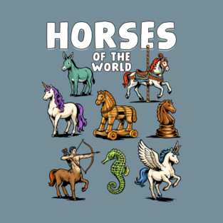 Horses of the World T-Shirt