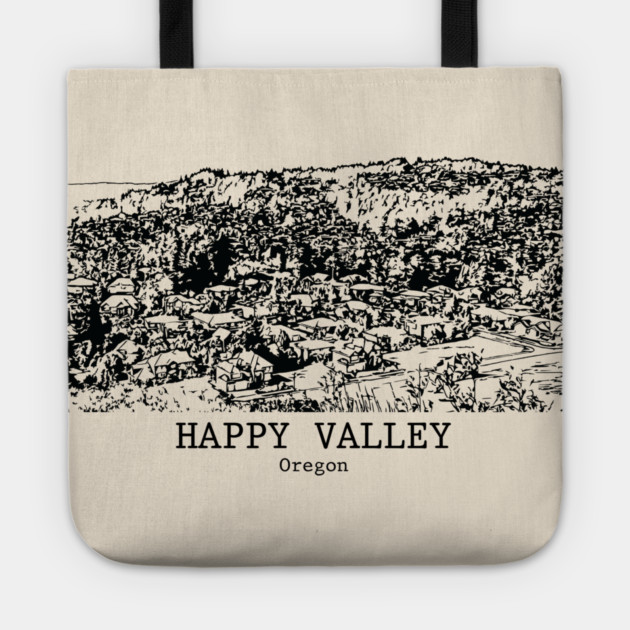 Happy Valley - Oregon Tote by Lakeric
