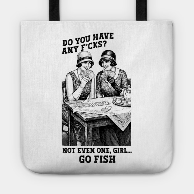 Funy Go Fish Design Tote by Designed By Marty