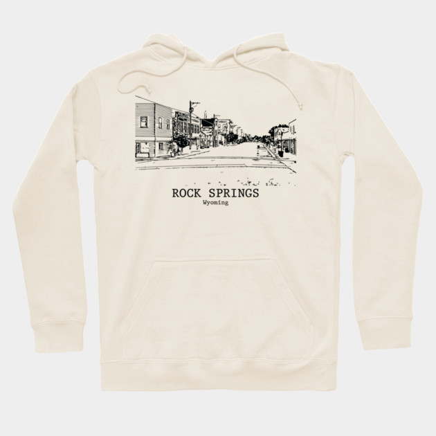 Rock Springs - Wyoming Hoodie by Lakeric