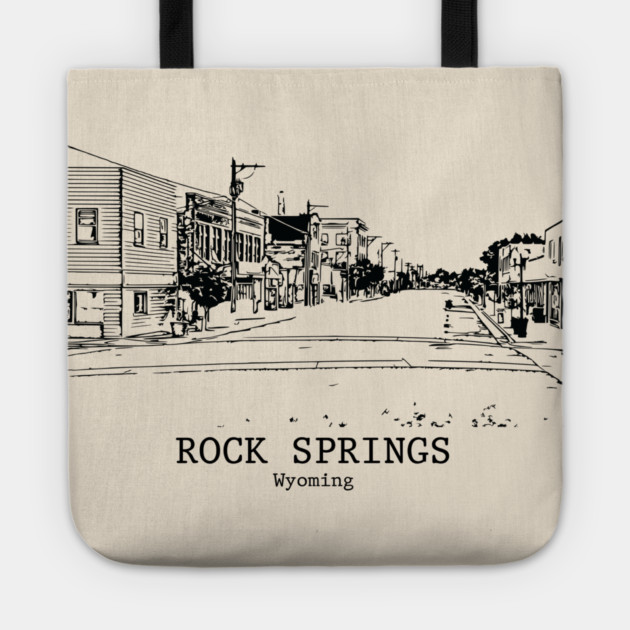 Rock Springs - Wyoming Tote by Lakeric