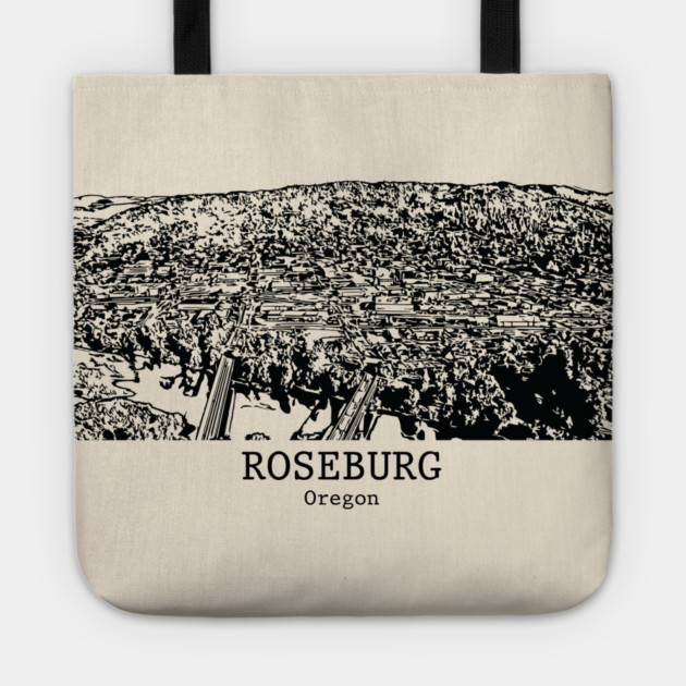 Roseburg - Oregon Tote by Lakeric
