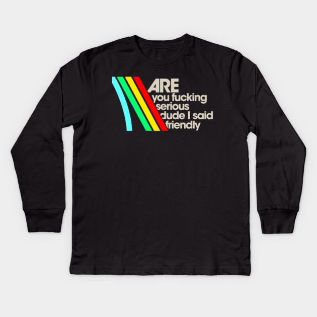 I Said Don't Shoot // Arc Raiders Kids Long Sleeve T-Shirt by Shit Post Hero