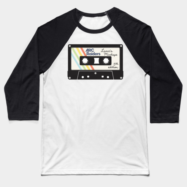 Lance's Mix Tape 5th Edition // Arc Raiders Baseball T-Shirt by Shit Post Hero