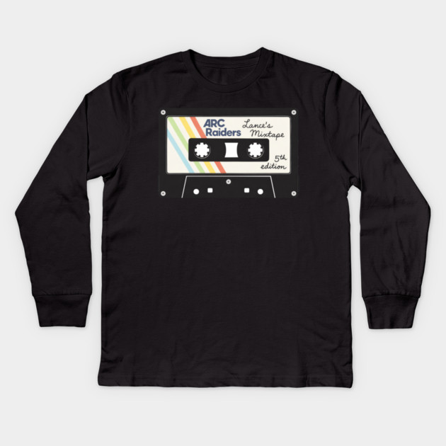 Lance's Mix Tape 5th Edition // Arc Raiders Kids Long Sleeve T-Shirt by Shit Post Hero