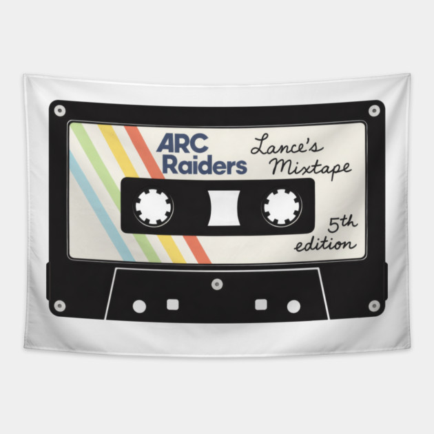Lance's Mix Tape 5th Edition // Arc Raiders Tapestry by Shit Post Hero
