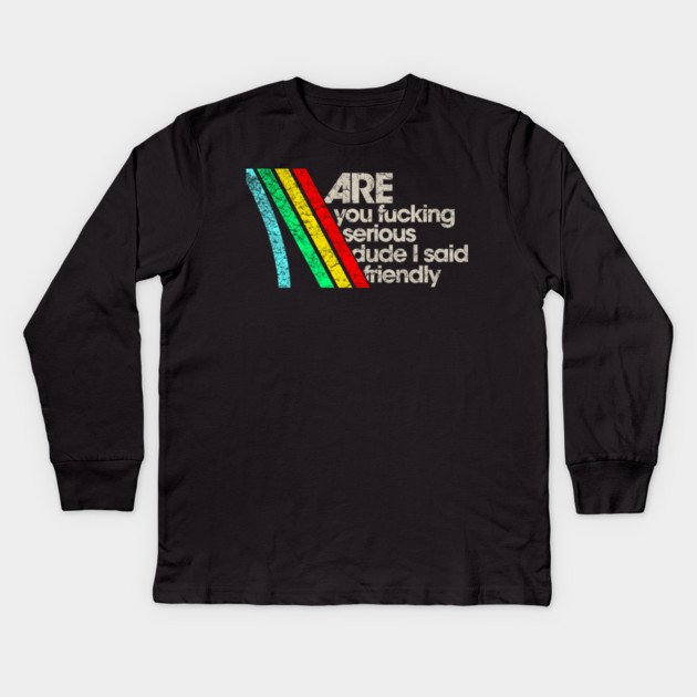 I Said Don't Shoot // Arc Raiders Kids Long Sleeve T-Shirt by Shit Post Hero