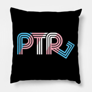 Push the Roll Trans Pride Logo Pillow