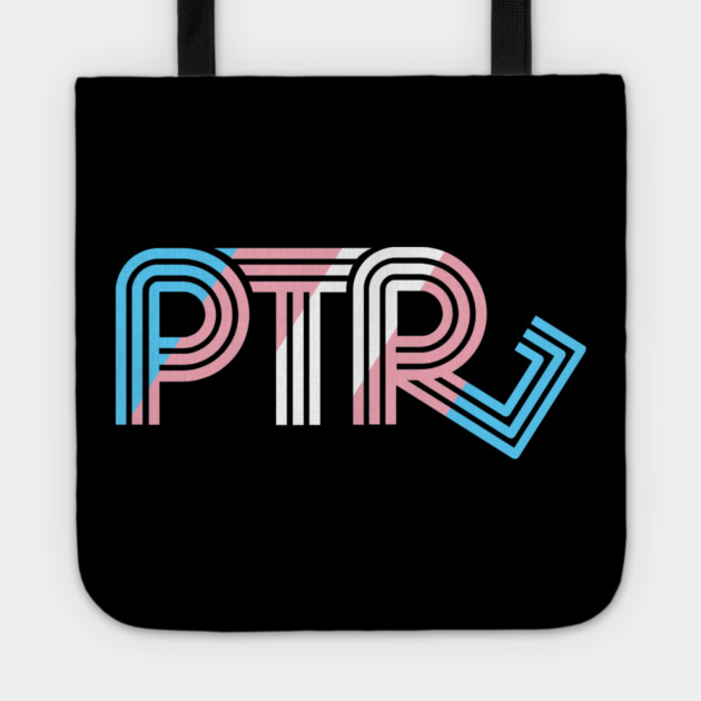 Push the Roll Trans Pride Logo Tote by Push the Roll