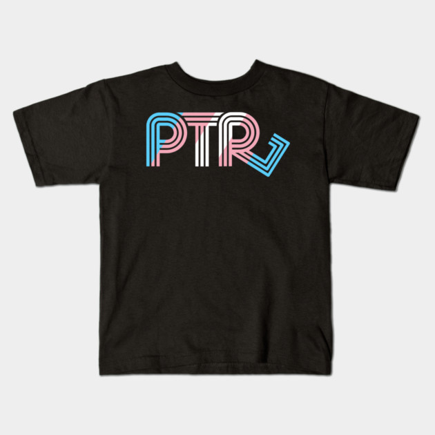 Push the Roll Trans Pride Logo Kids T-Shirt by Push the Roll