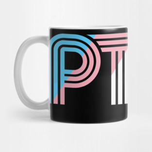 Push the Roll Trans Pride Logo Mug
