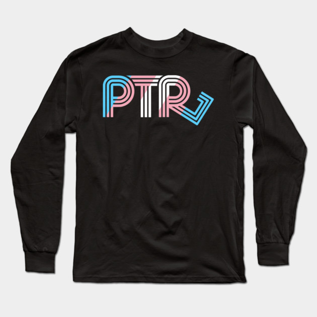 Push the Roll Trans Pride Logo Long Sleeve T-Shirt by Push the Roll