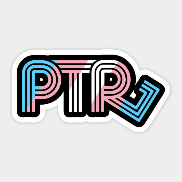 Push the Roll Trans Pride Logo Sticker by Push the Roll