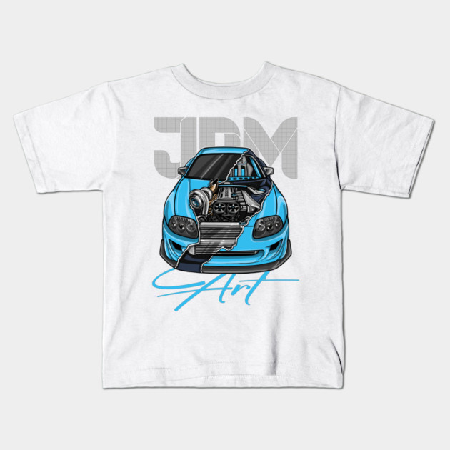 TOYOTA SUPRA MK4 Kids T-Shirt by monsalveautos