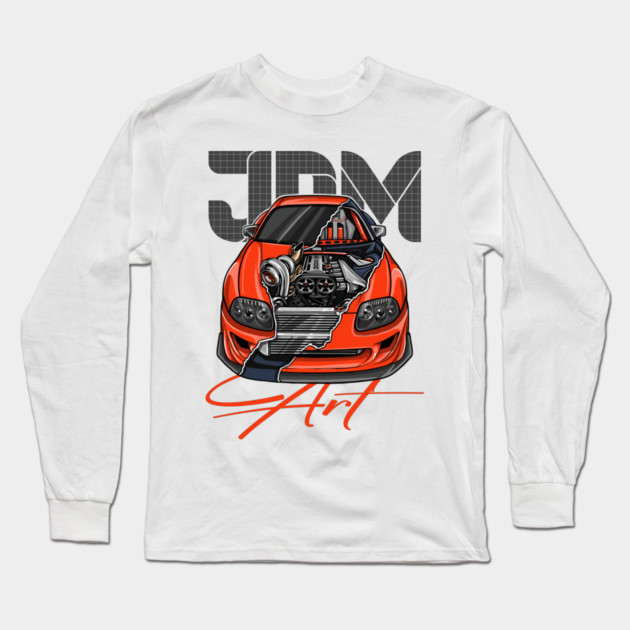 TOYOTA SUPRA TURBO Long Sleeve T-Shirt by monsalveautos